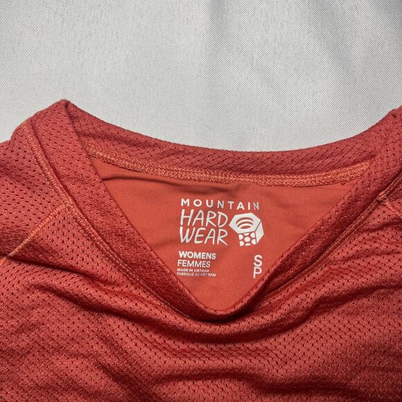 Mountain Hardwear Women’s AirMesh Long-Sleeve Crew Shirt Size S Ultralight Hike - Picture 3 of 11